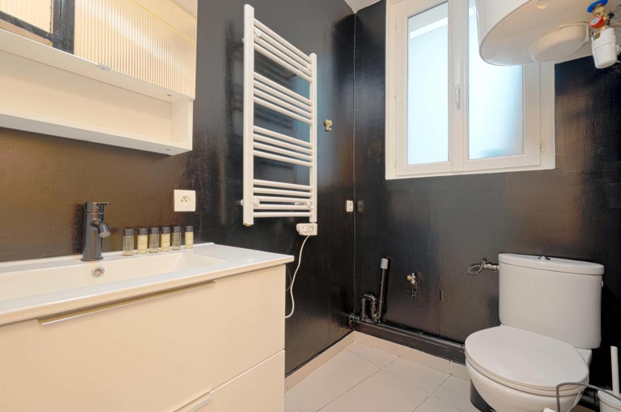 Modern Studio Apartment For 3 Paris Exterior foto