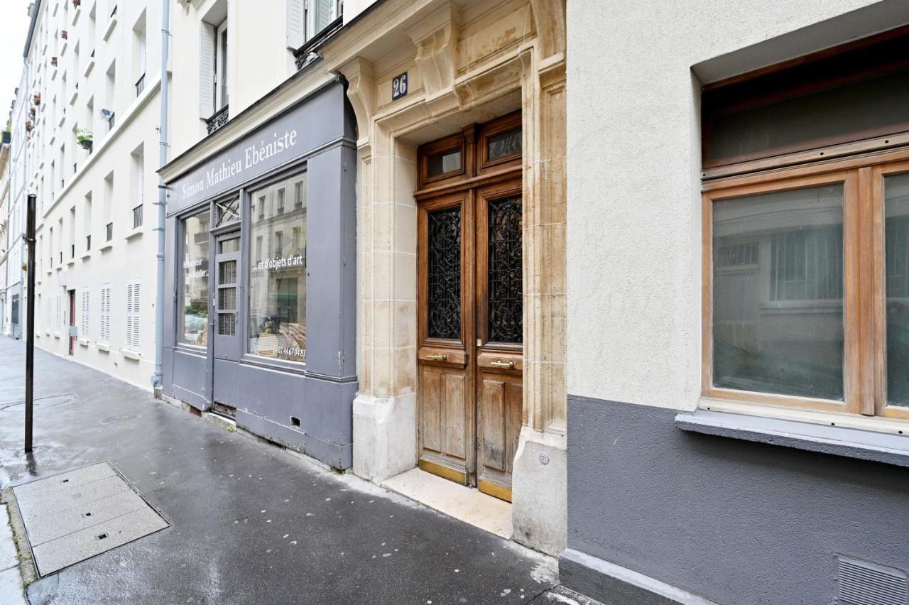 Modern Studio Apartment For 3 Paris Exterior foto