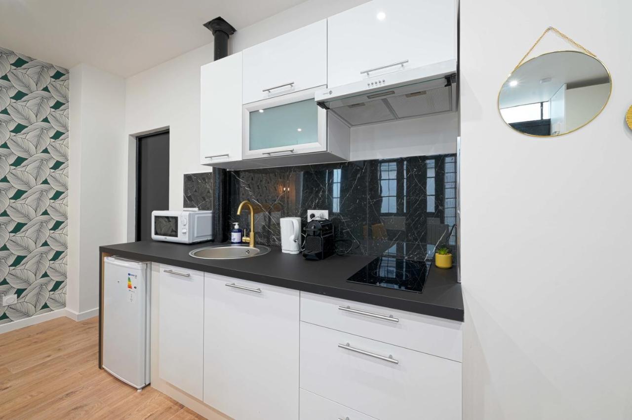 Modern Studio Apartment For 3 Paris Exterior foto