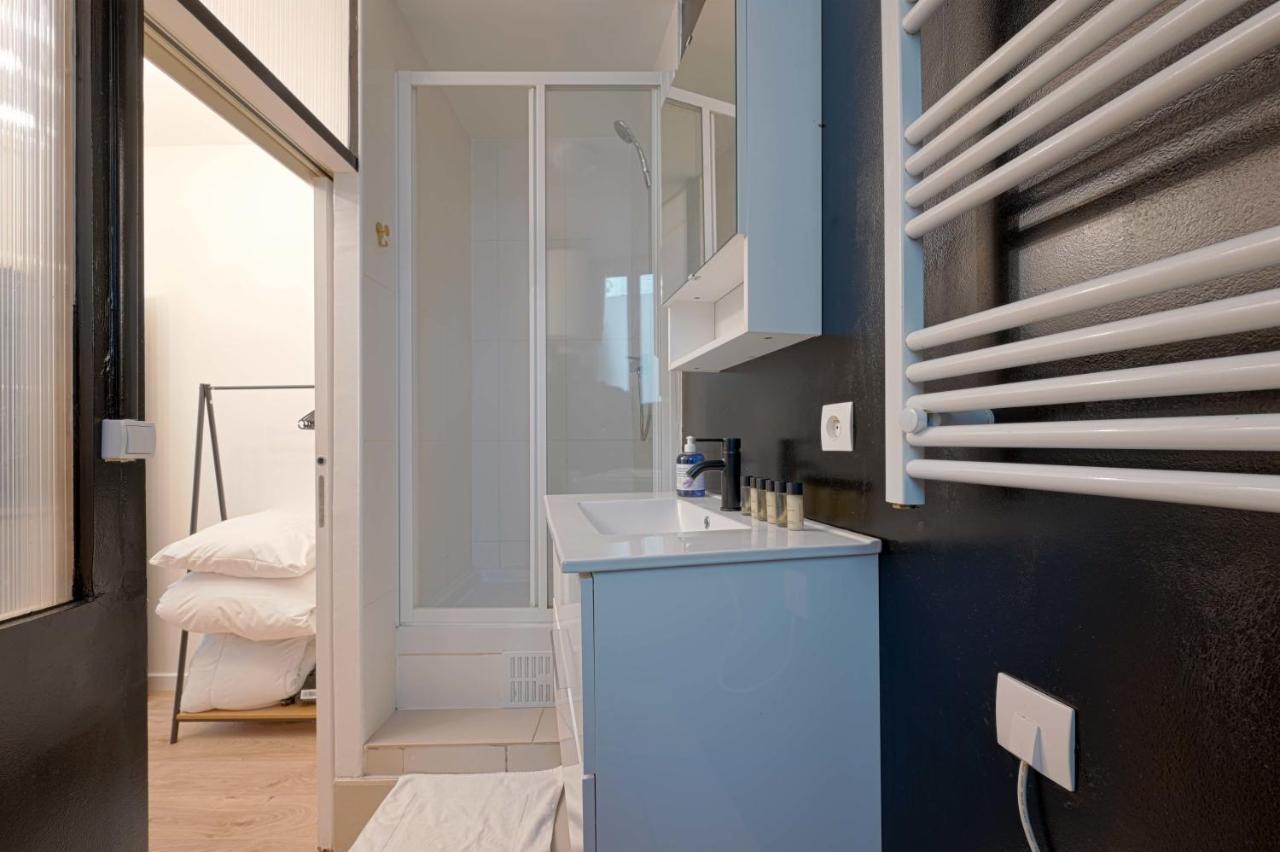 Modern Studio Apartment For 3 Paris Exterior foto