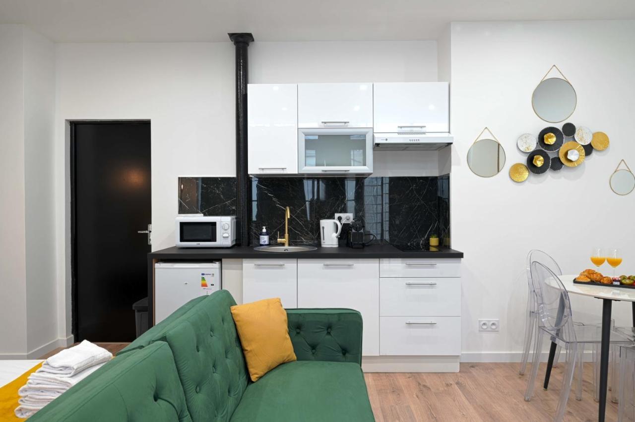Modern Studio Apartment For 3 Paris Exterior foto